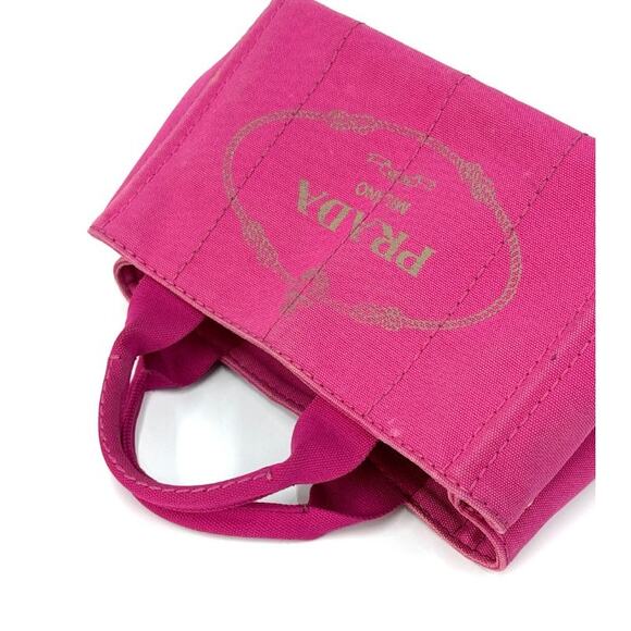 PRADA Pink Canvas A-A12415 - Picture 6 of 11